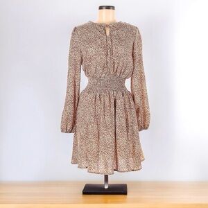 Shein Leopard Print BoHo Dress | SIZE M